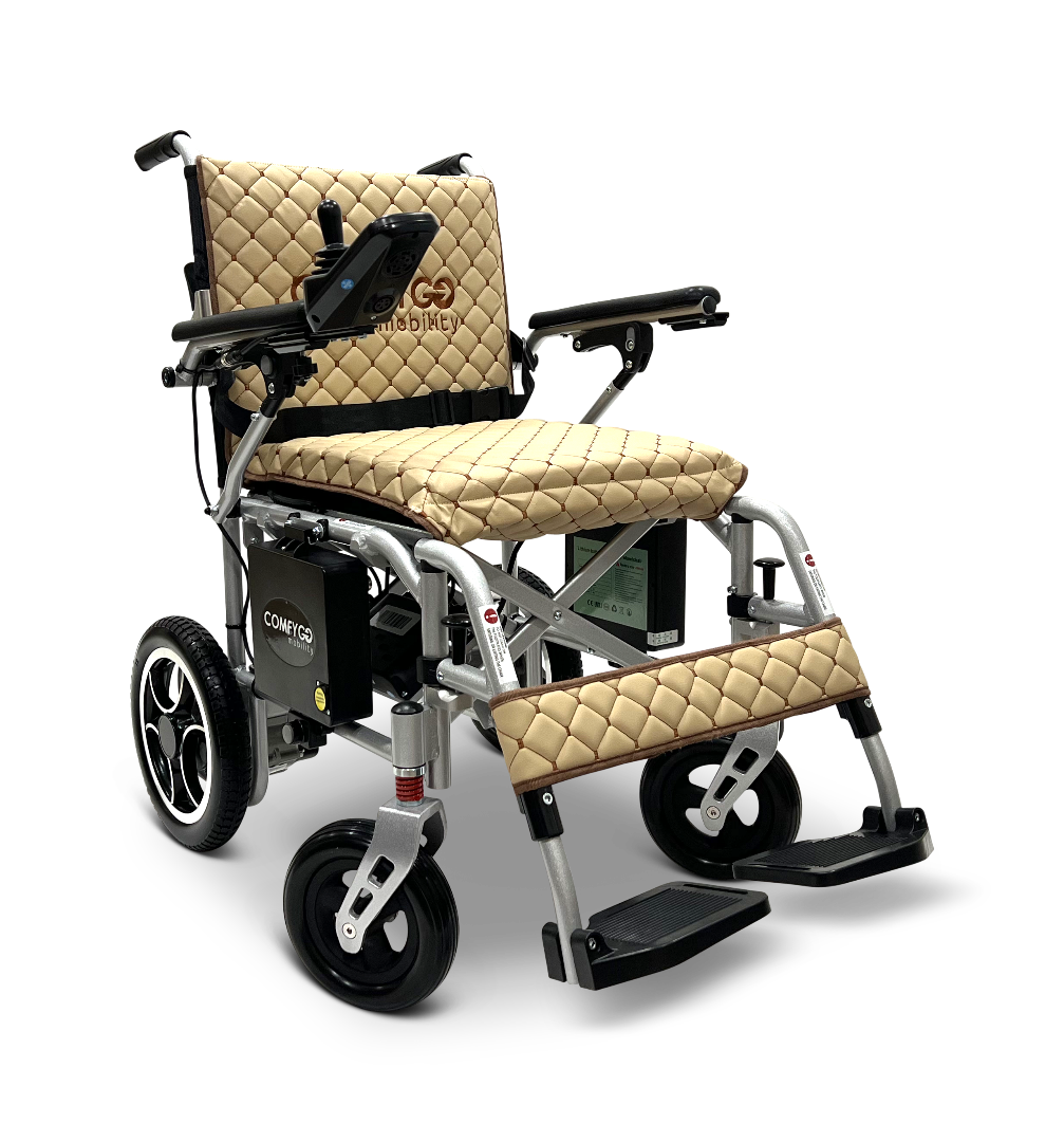 ComfyGo X-7 Lightweight Foldable Electric Wheelchair - Only 40 lbs